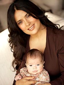 salma hayek with daughter Valentina
